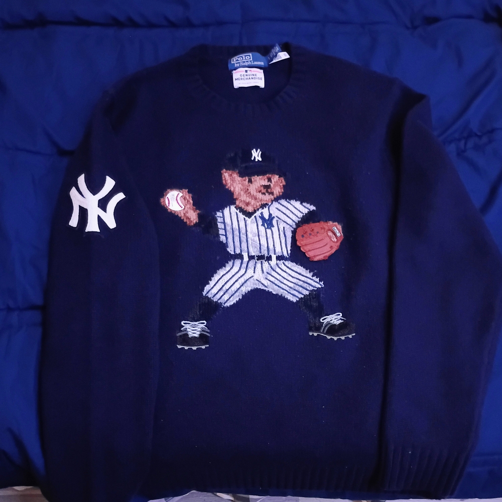 Ralph Lauren Yankees Bear Sweater